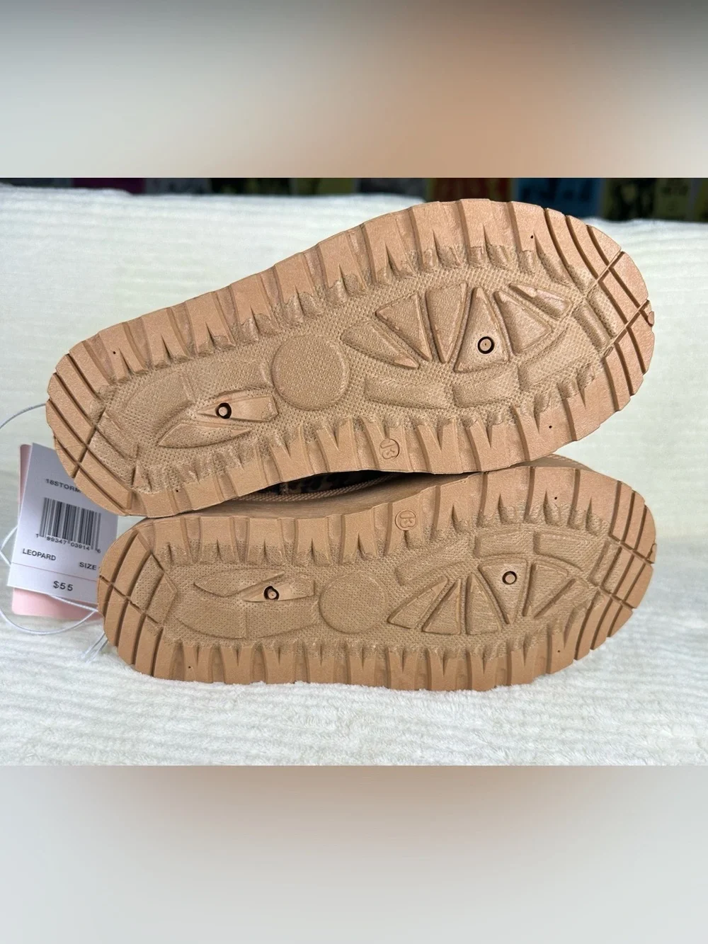 Olivia & Kate Little Girls Stormy Leopard Platform Booties NWT Size 13
